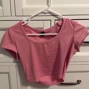 Pink Crop Top